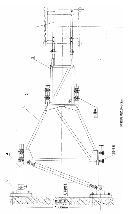 SC120施工升降機附著架安裝圖解